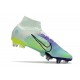 Nike Mercurial Superfly VIll Elite SG-PRO AC Dream Speed Barely Verde Volt Morado Eléctrico