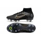 Nike Mercurial Superfly VIll Elite SG-PRO AC Negro Dorado Metalizado Plateado Metalizado