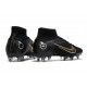 Nike Mercurial Superfly VIll Elite SG-PRO AC Negro Dorado Metalizado Plateado Metalizado
