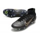 Nike Mercurial Superfly VIll Elite SG-PRO AC Negro Dorado Metalizado Plateado Metalizado