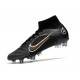 Nike Mercurial Superfly VIll Elite SG-PRO AC Negro Dorado Metalizado Plateado Metalizado