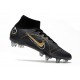 Nike Mercurial Superfly VIll Elite SG-PRO AC Negro Dorado Metalizado Plateado Metalizado