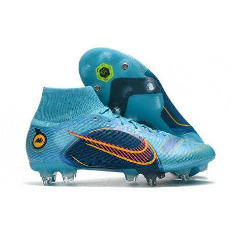 Nike Mercurial Superfly VIll Elite SG-PRO AC Azul Láser Naranja Marina