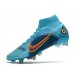 Nike Mercurial Superfly VIll Elite SG-PRO AC Azul Láser Naranja Marina