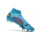 Nike Mercurial Superfly VIll Elite SG-PRO AC Azul Láser Naranja Marina