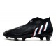 Zapatos de Fútbol adidas Predator Edge+ FG Negro Blanco Rojo