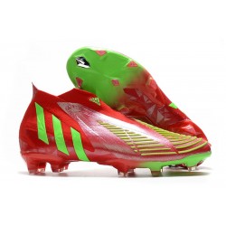 Zapatos de Fútbol adidas Predator Edge+ FG Rojo Verde