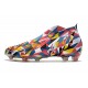 Zapatos de Fútbol adidas Predator Edge Geometric+ FG Bright Azul Team Amarillo Rojo Solar
