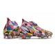 Zapatos de Fútbol adidas Predator Edge Geometric+ FG Bright Azul Team Amarillo Rojo Solar