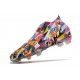 Zapatos de Fútbol adidas Predator Edge Geometric+ FG Bright Azul Team Amarillo Rojo Solar