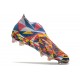 Zapatos de Fútbol adidas Predator Edge Geometric+ FG Bright Azul Team Amarillo Rojo Solar