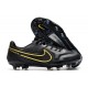 Botas Nike Tiempo Legend IX Elite FG Negro Gris Metálico Antracita