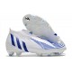 Zapatos de Fútbol adidas Predator Edge+ FG Blanco Hi Res Azul