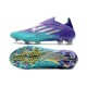 adidas X Speedflow+ FG Botas Morado Rush Plateado Metálico Menta Rush