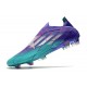 adidas X Speedflow+ FG Botas Morado Rush Plateado Metálico Menta Rush