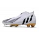 Zapatos de Fútbol adidas Predator Edge+ FG Blanco Negro Oro