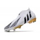 Zapatos de Fútbol adidas Predator Edge+ FG Blanco Negro Oro