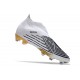Zapatos de Fútbol adidas Predator Edge+ FG Blanco Negro Oro