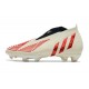 Zapatos adidas Predator Edge+ FG Off Blanco Rojo Dorado Metálico