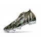 adidas Predator Edge+ FG Crystal Focus Oliva Plateado Metálico Magic Lima