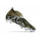 adidas Predator Edge+ FG Crystal Focus Oliva Plateado Metálico Magic Lima