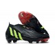 Zapatos de Fútbol adidas Predator Edge+ FG Negro Verde