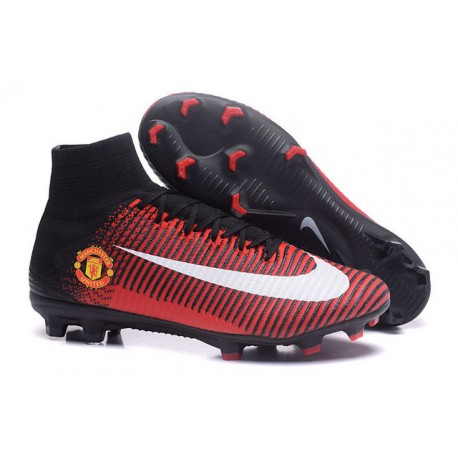 Botas de Fútbol Nike Mercurial Superfly 5 DF FG Manchester United Rojo