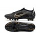 Nike Mercurial Vapor 14 Elite AG PRO Negro Dorado Plateado Metalizado