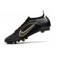 Nike Mercurial Vapor 14 Elite AG PRO Negro Dorado Plateado Metalizado