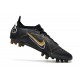 Nike Mercurial Vapor 14 Elite AG PRO Negro Dorado Plateado Metalizado