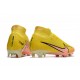 Bota Nike Air Zoom Mercurial Superfly 9 Elite FG Amarillo Naranja