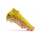 Bota Nike Air Zoom Mercurial Superfly 9 Elite FG Amarillo Naranja