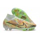 Bota Nike Air Zoom Mercurial Superfly 9 Elite FG Verde Azul Naranja