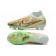 Bota Nike Air Zoom Mercurial Superfly 9 Elite FG Verde Azul Naranja