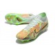 Bota Nike Air Zoom Mercurial Superfly 9 Elite FG Verde Azul Naranja