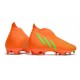 Zapatos de Fútbol adidas Predator Edge+ FG Rojo Team Solar Verde Negro