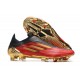 adidas X Speedflow+ FG Botas Rojo Dorado Metálico Negro
