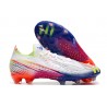 Bota adidas Predator Edge.1 Low FG Blanco Amarillo Solar Azul