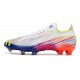 Bota adidas Predator Edge.1 Low FG Blanco Amarillo Solar Azul