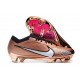 Nike Zoom Mercurial Vapor 15 Elite FG Mbappé Cobre Metálico Blanco Negro