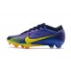 Nike Air Zoom Mercurial Vapor XV Elite FG Violet Amarillo
