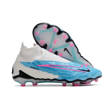 Nike Phantom GX Elite DF FG Azul Báltico Rosa Blast Blanco Láser Azul