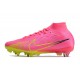 Nike Air Zoom Mercurial Superfly 9 Elite SG Rosa Blast Voltio Gridiron