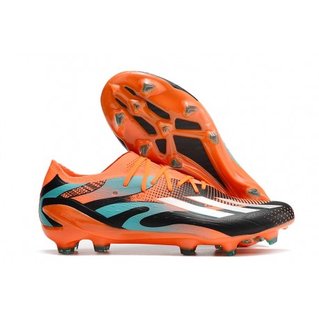adidas X Speedportal.1 FG Messi Equipo Solar Naranja Plateado Met Negro