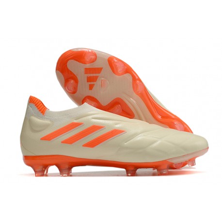Botas adidas Copa Pure+ FG Off Blanco Equipo Solar Naranja