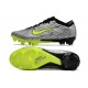 Nike Air Zoom Mercurial Vapor XV Elite FG Plateado Metalizado Negro