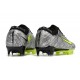 Nike Air Zoom Mercurial Vapor XV Elite FG Plateado Metalizado Negro