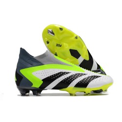 Botas de fútbol adidas Predator Accuracy+ FG Blanco Negro Verde