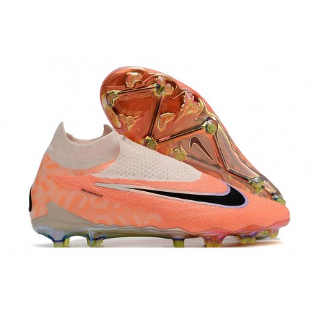 Nike Phantom Generative Texture Elite DF FG Guava Hielo Negro Total Naranja