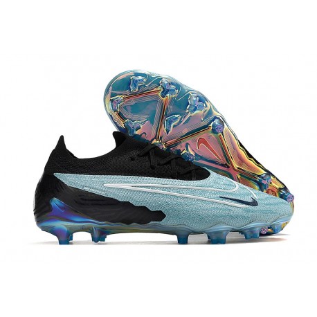 Nike Phantom GX Gripknit Elite FG Azul Negro